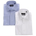 Equilibrio Men's Herringbone Dress Shirt