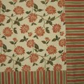 Printed Daisy Queen-size Cotton Bedding Set (India)