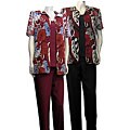 Mix Studio's Wall St. Printed 3-piece Pant Set