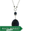 Sterling Silver Blue Sodolite Necklace