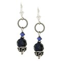 Sterling Silver Blue Sodalite Drop Earrings