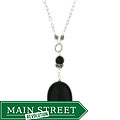 Charming Life Sterling Silver Black Onyx Gemstone Necklace
