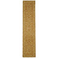 Hand-spun Ancestry Tan Wool Rug (2'3 x 14')
