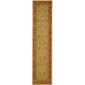 Ivory/ Red Ancestry Wool Rug (2'3 x 14')