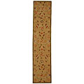 Hand-spun Descent Beige Wool Rug (2'3 x 14')