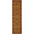 Tribal Grey/ Red Wool Rug (2'3 x 14')