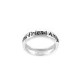 Sterling Silver Inspirational 'Friendship' Ring