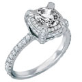 Sterling Silver Round Cubic Zirconia Ring