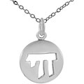 Sterling Silver Cut-out Chai Necklace