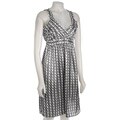 Pretty Pink Pleat-front Knee-length Wrap Dress