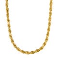 14k Gold over Sterling Silver 22-inch Rope Chain