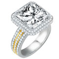 Sterling Silver Princess-cut Cubic Zirconia Ring