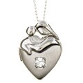 Sterling Silver Mother Devotion Locket Necklace