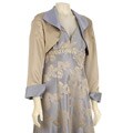 Bari Jay Brocade A-line Dress with Bolero Jacket