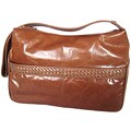 Perlina Studio Leather Cognac Hobo Bag