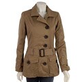 BB Dakota Women's Double Breasted Short Trench Coat