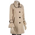 BB Dakota Women's Peter Pan Collar A-line Jacket