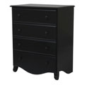 Emi Ebony 4-drawer Dresser