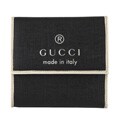 Gucci Medium Black/ Cream PVC Tri-fold Wallet