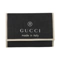 Gucci Small Black/ Cream PVC Tri-fold Wallet