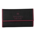 Gucci Black/ Pink PVC Continental Wallet