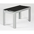 Opal 29.5-inch Bench with Black Textilene Seat