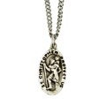 Sterling Silver Child's St. Christopher Necklace