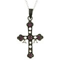 Sterling Silver Antique Cross Necklace