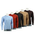 Haggar Men's Crew Neck Cable Knit Sweater