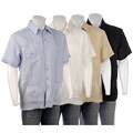 Visitor Men's Short-sleeve Guayabera Shirt