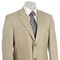Famous NY Maker Men's Sage Herringbone Blazer