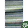 Handmade Blue Bamboo Rug (3' Octagon)