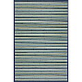 Handmade Blue Bamboo Rug (5' Octagon)