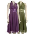 Connected Apparel Women's Halter Dress