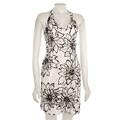 Muse Women's Floral Halter Burnout Dress