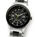 Buffalo Deviate Men's Black Dial Steel Watch