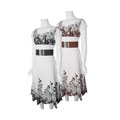 Adi Designs J California Floral Cap Sleeve Dress