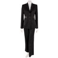 Via Spiga Women's 2-piece Black Pant Suit