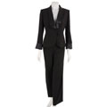 Via Spiga Women's Tuexedo Style Pant Suit