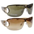 Gucci Frameless Design Wrap Designer Sunglasses