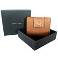 Bulgari Women's Two-fold Amber Wallet