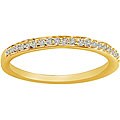 10k Gold 1/10ct TDW Diamond Wedding Band (K,-L I2-3)