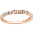 10k Rose Gold 1/10ct TDW Diamond Wedding Band (J-K, I2-3)