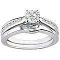 14k Gold 3/4ct TDW Diamond Bridal Rings Set (I-J, I1)