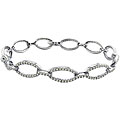 10k White Gold 1 1/4ct TDW Diamond Link Bracelet