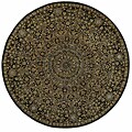 Persian Court Timeless Black Rug (6' Round)