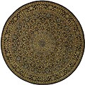 Persian Court Timeless Black Rug (8' Round)
