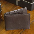 Kozmic Black Leather Bi-fold Wallet