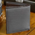 Kozmic Black Leather Bi-fold Wallet