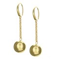 18k Gold over Sterling Silver Drop Earrings